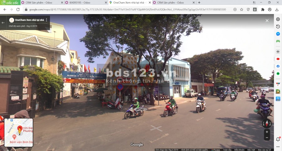 Cho thuê NNC Mặt tiền Điện Biên Phủ, P.4, Q.3. DT 108m2. 39 triệu/tháng