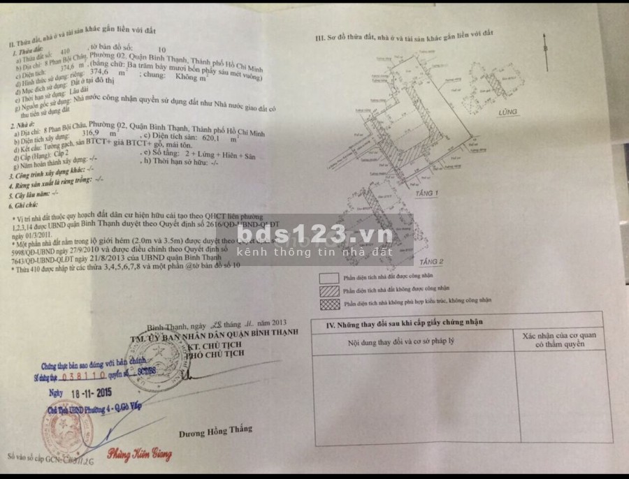 Chính chủ bán gấp dãy nhà phố gồm 6 căn sát Chợ Bà Chiểu Q Bình Thạnh