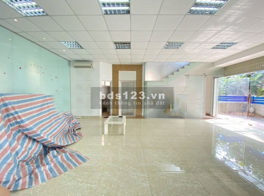 Cho thuê nhà nguyên căn làm VP mặt tiền Trần Não 600m2 hầm 5 sàn trống suốt