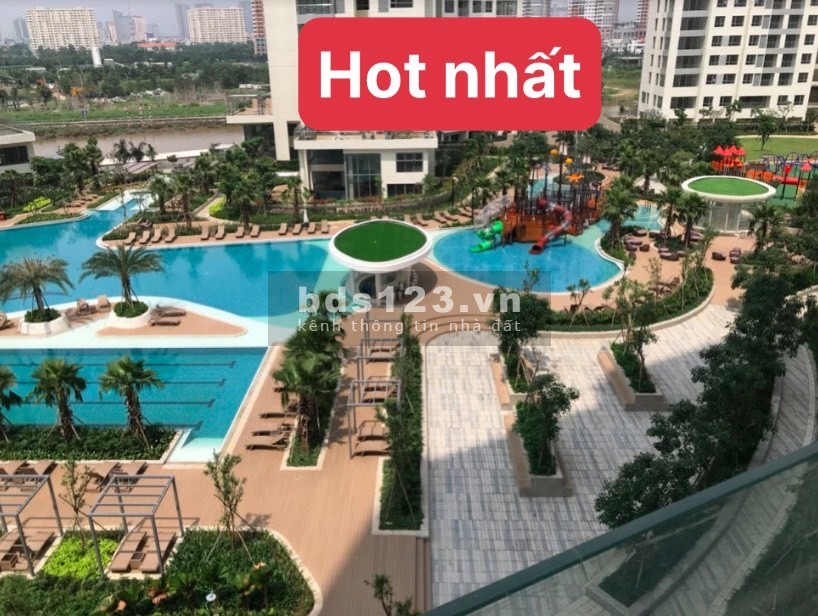 Bán căn Đảo Kim Cương 1 pn dtsd 51m2, nội thất siêu cao cấp view trọng hồ bơi, lh 0938418298