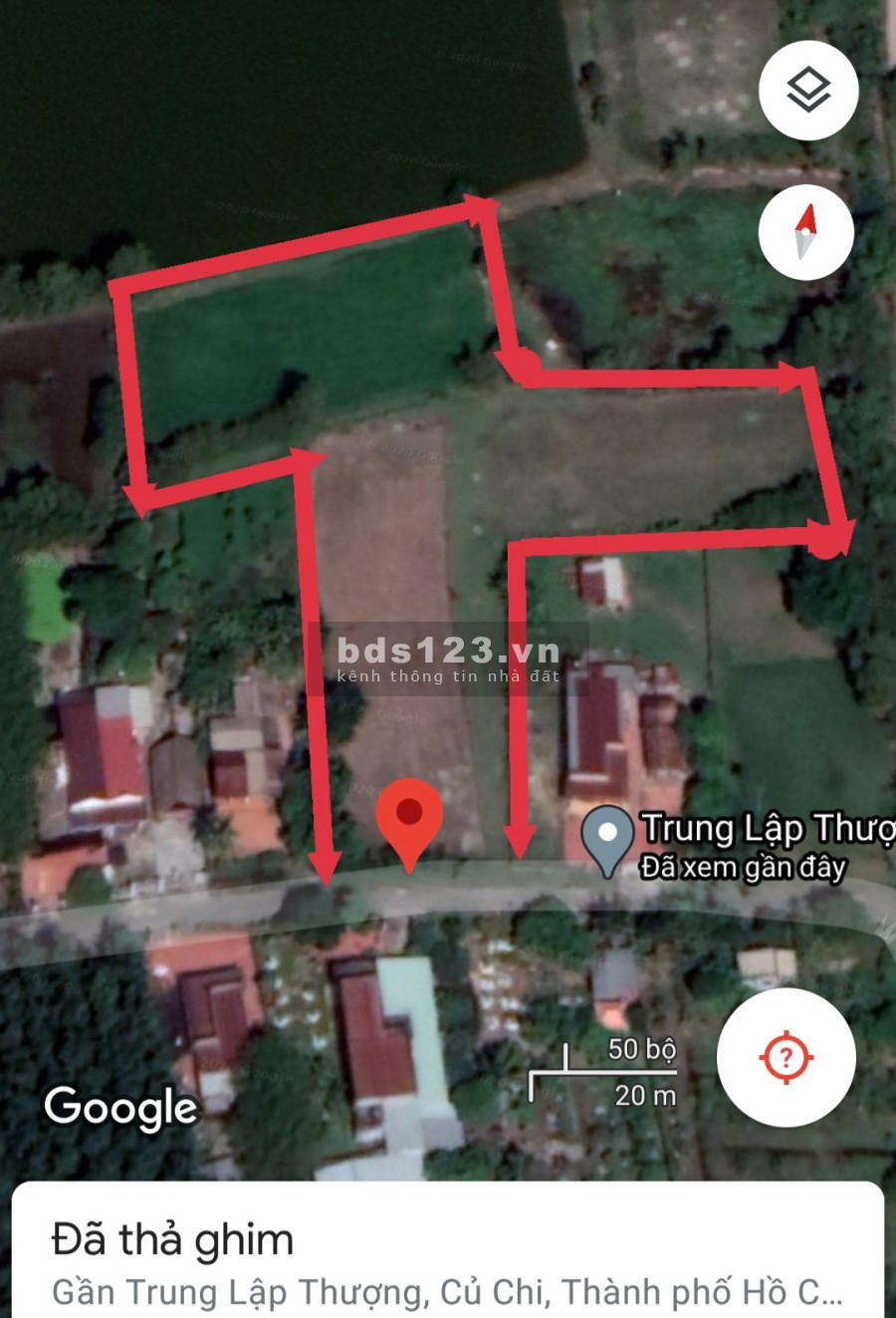 Chính chủ bán gấp lô đất cực đẹp 4500m2 tại xã Trung Lập Thượng Huyện Củ Chi