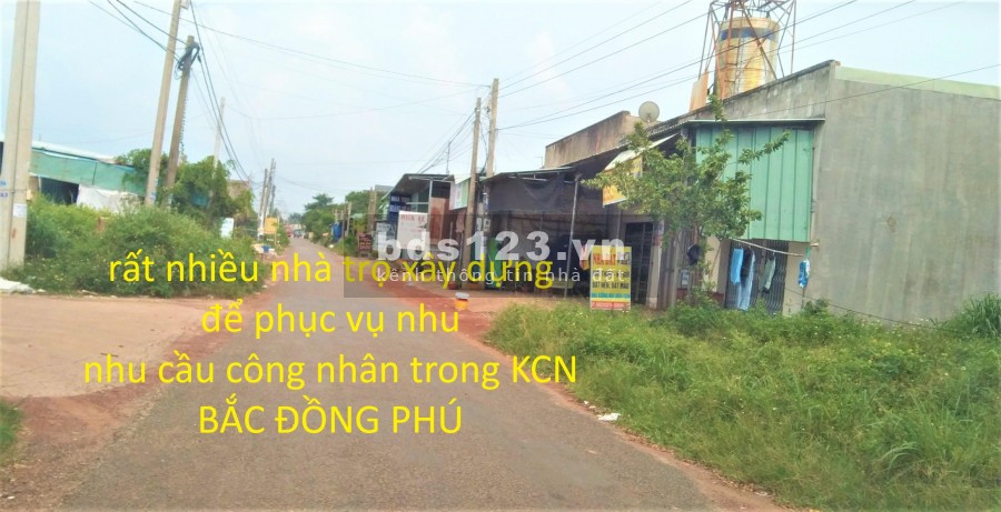 Đất khu cn Bắc Đồng Phú, thuận Lợi xây nhà ở khách sạn.