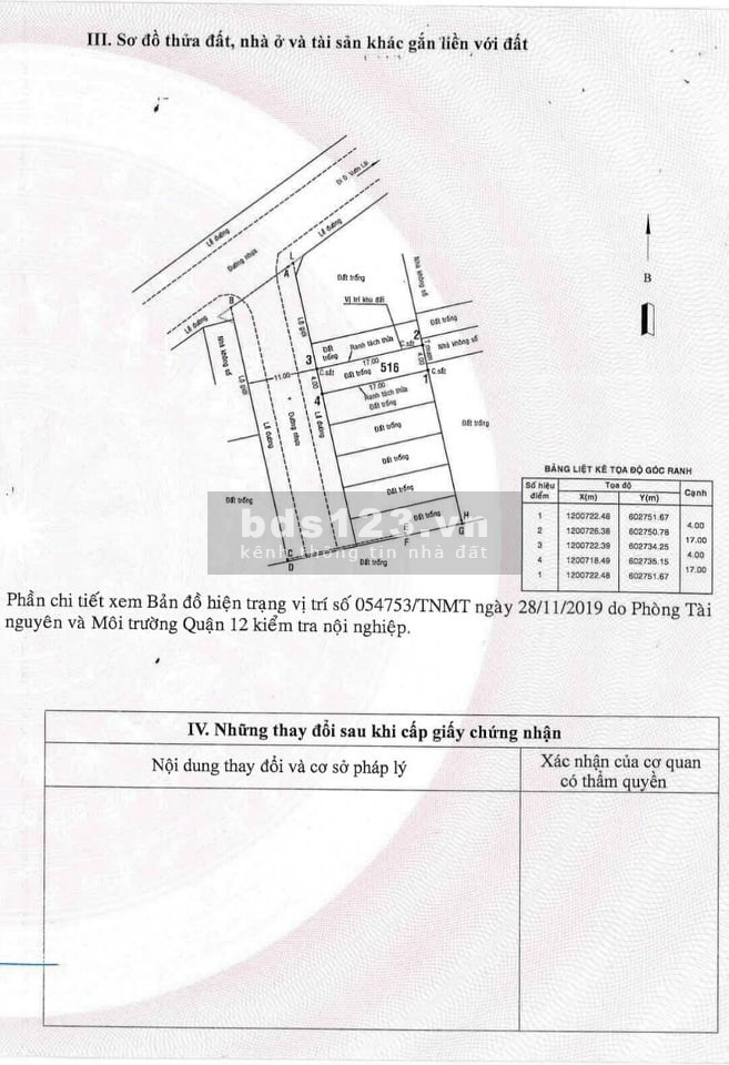 Đất đẹp! An Phú Đông , Q12, diện tích 4x17. Giá 3,6xx tỷ -3,950 tỷ