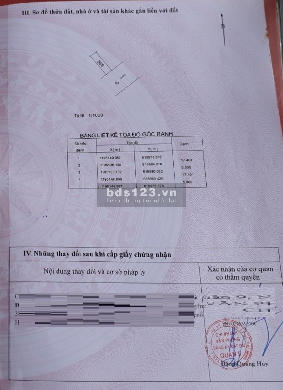 Đất ở khu BCR đường Tam Đa phường Trường Thạnh quận 9 Tp Thủ Đức mới ( tp Hồ Chí Minh cũ)