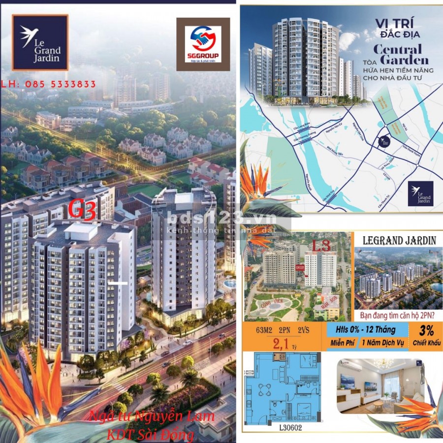 Chỉ từ 2,1 tỷ sở hữu căn 2 ngủ 2 vs dự án đáng mua nhất Long Biên