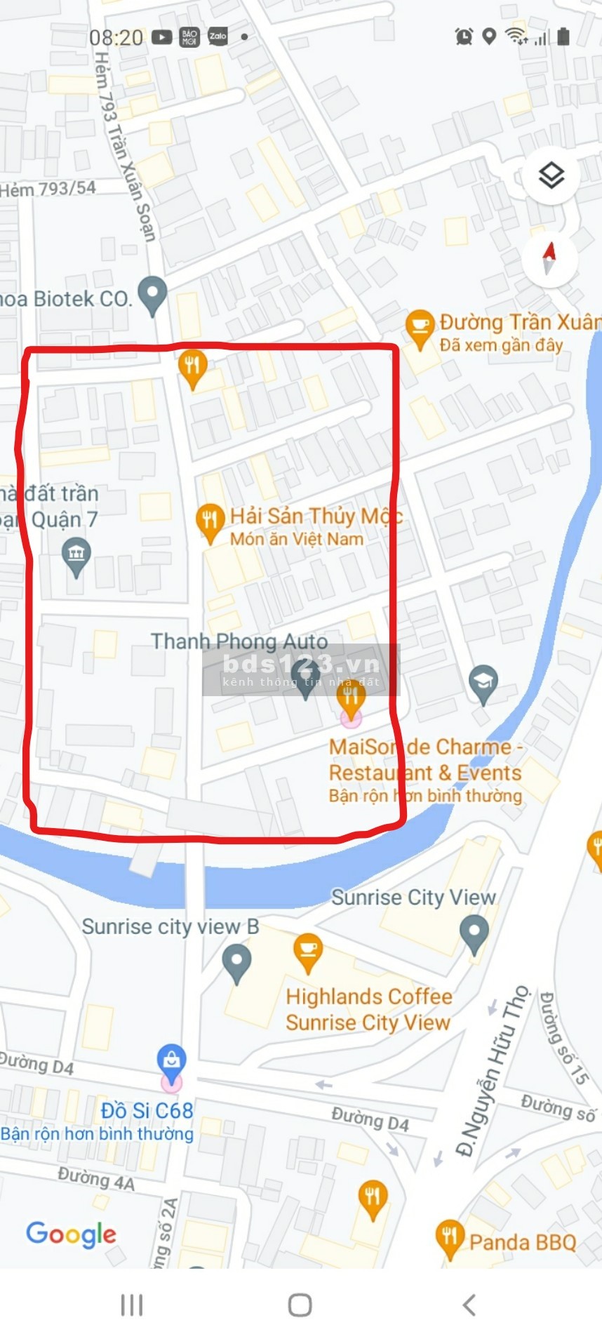 Cần bán lô đất rất đẹp ngay 793 Trần Xuân Soạn, Phường Tân Hưng