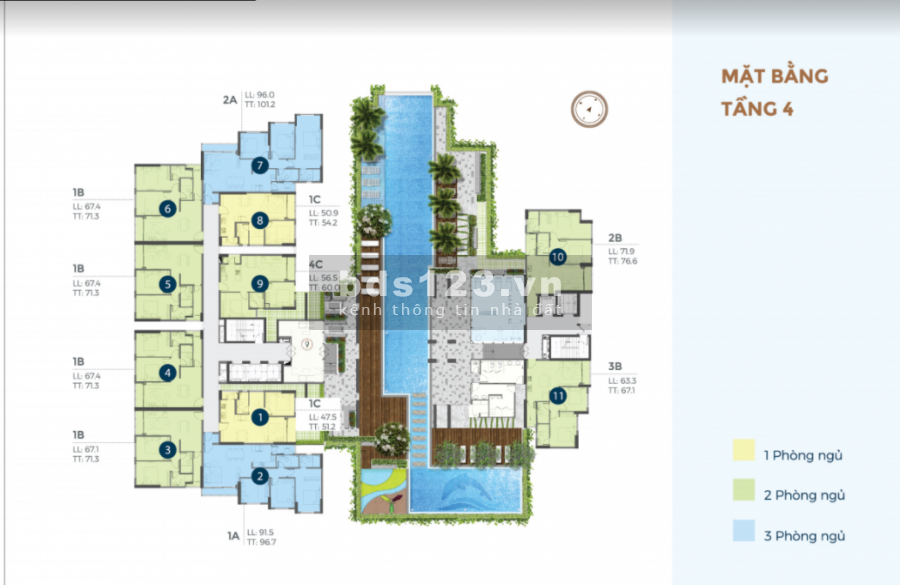Chỉ Còn 07 Căn PRECIA Q2, 3PN=101M2, Gía Chỉ Từ 53 TRIỆU/M2. Chiết khấu 120 Triệu.