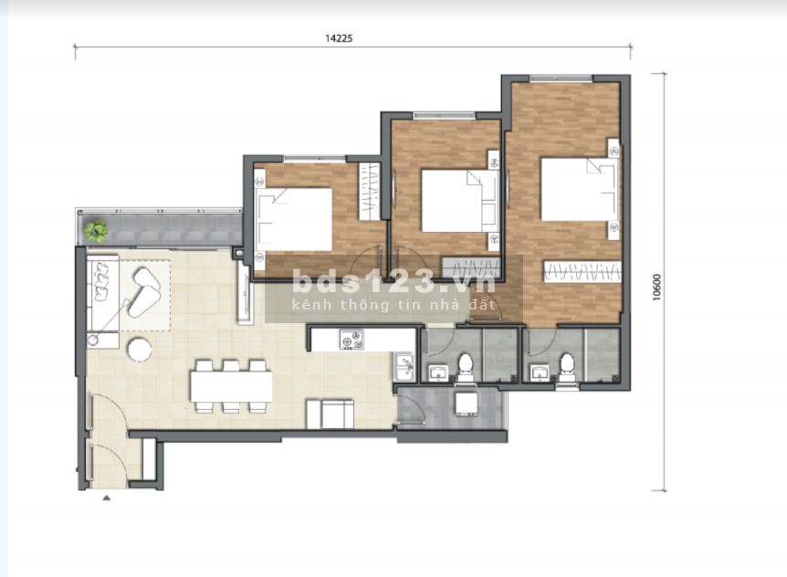 Chỉ Còn 07 Căn PRECIA Q2, 3PN=101M2, Gía Chỉ Từ 53 TRIỆU/M2. Chiết khấu 120 Triệu.
