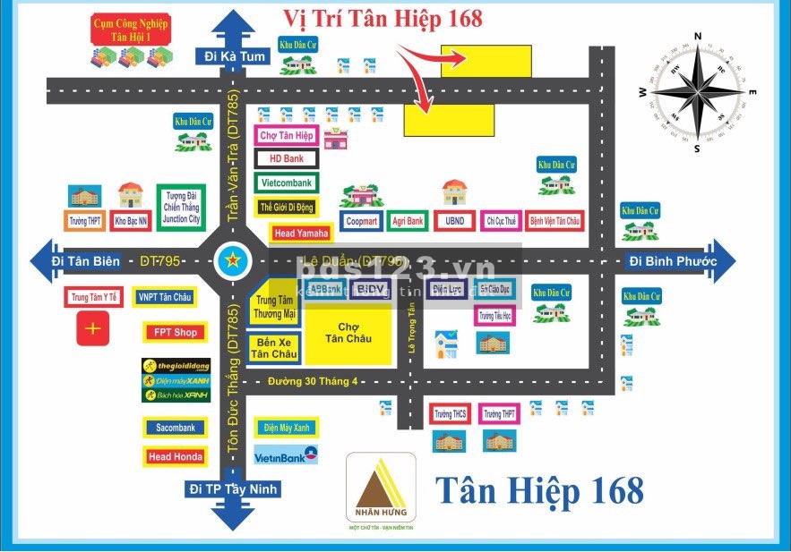 Đất Rẻ Tân Hiệp Tân Châu Tây Ninhh