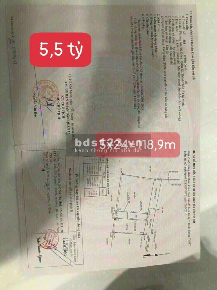Đất 154 Vườn Lài, hẻm thông, cần bán GẤP