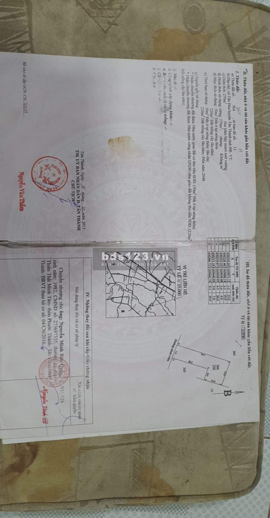Bán đất chính chủ GẤP có 2 SHR để trả nợ