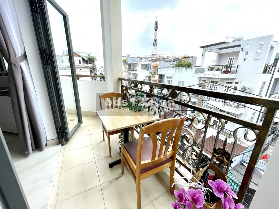 Căn hộ Bình Thạnh 35m2 ban công ful nội thất mới 100%.