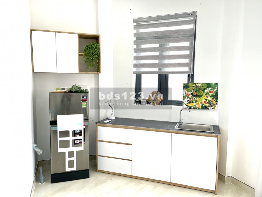 Căn hộ Bình Thạnh 35m2 ban công ful nội thất mới 100%.