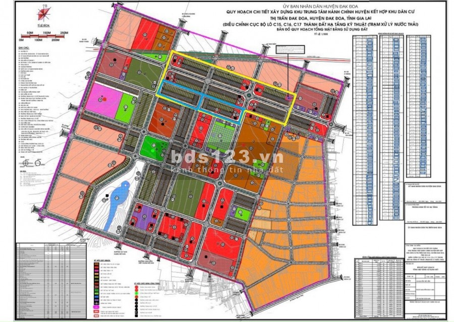 BÁN ĐẤT MT ĐƯỜNG TRẦN HƯNG ĐẠO, ĐAK ĐOA GIA LAI, DT 210M2 GIÁ 6,3TR/M2. SHR – LH 0988939903