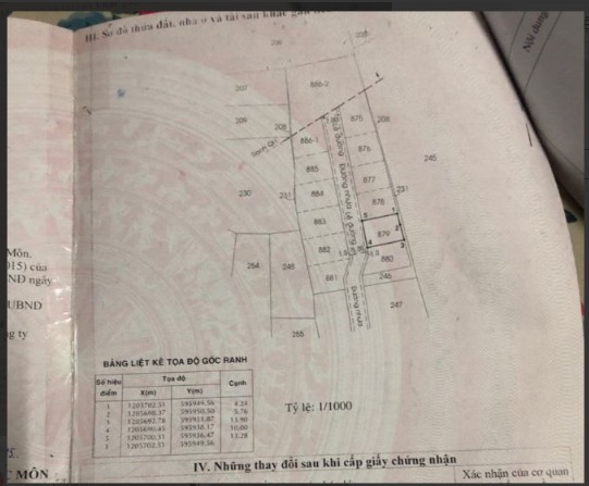 Còn miếng đất má cho, bán nhanh trả nợ (10m x 13,5m) ngay Đông Thạnh, Hóc Môn giá 3.5 tỷ.