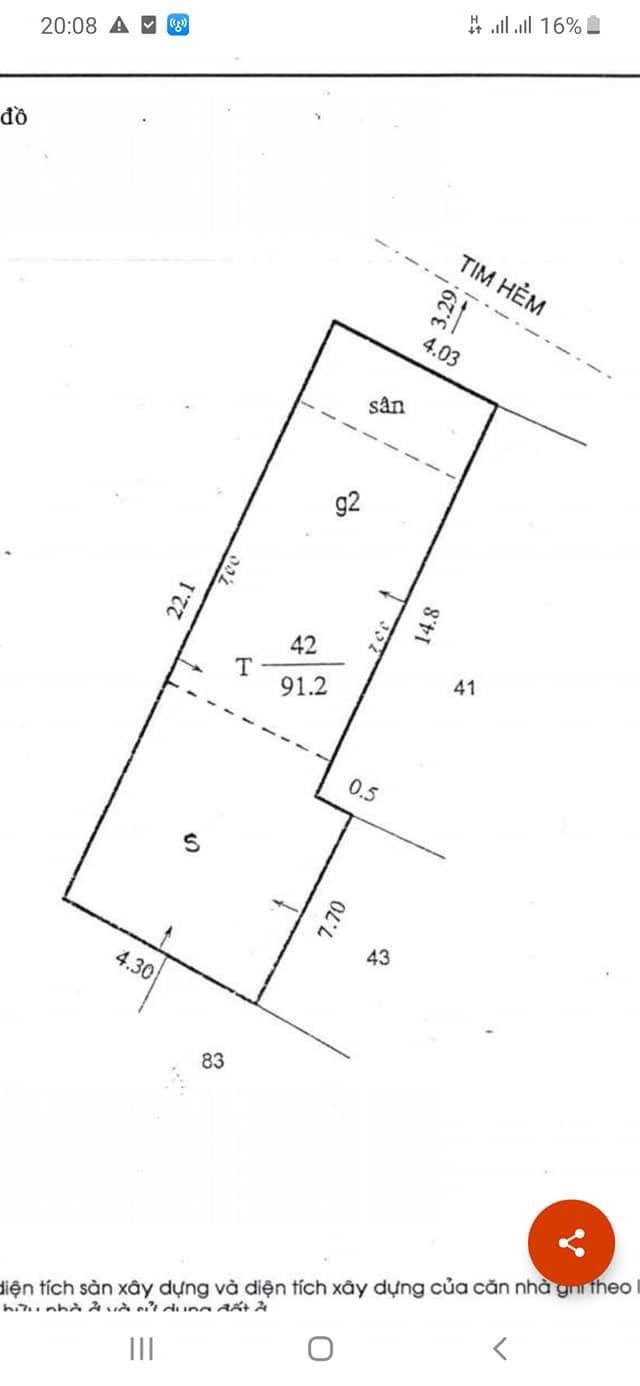 Bán Nhà Tân Bình 82m2 2 tầng 4x22m nở hậu GIÁ 9,8 tỷ