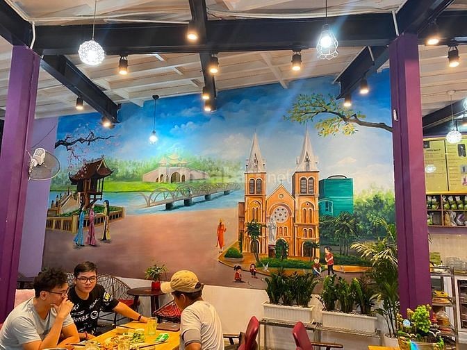 Sáng quán cafe cơm văn phòng 3 mặt tiền, đang đông khách, 260 A Nguyễn Thái Bình, p. 4, Tân Bình, TP. Hồ Chí Minh