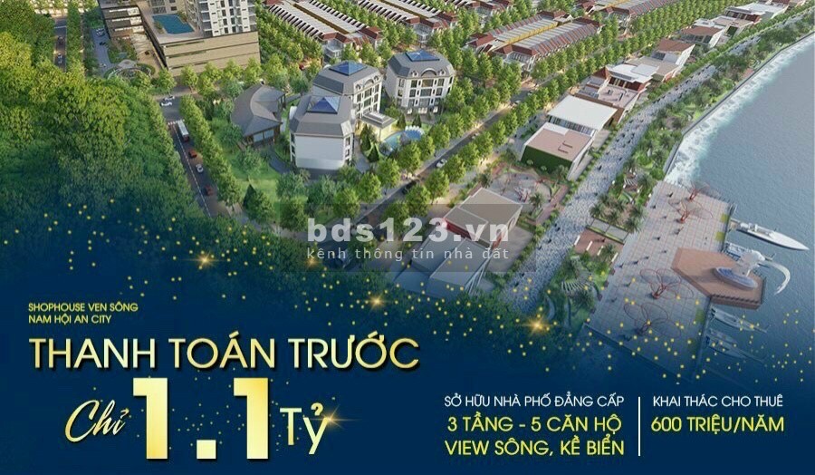 NHÀ PHỐ VEN SÔNG THIÊN ĐƯỜNG NGHĨ DƯỠNG