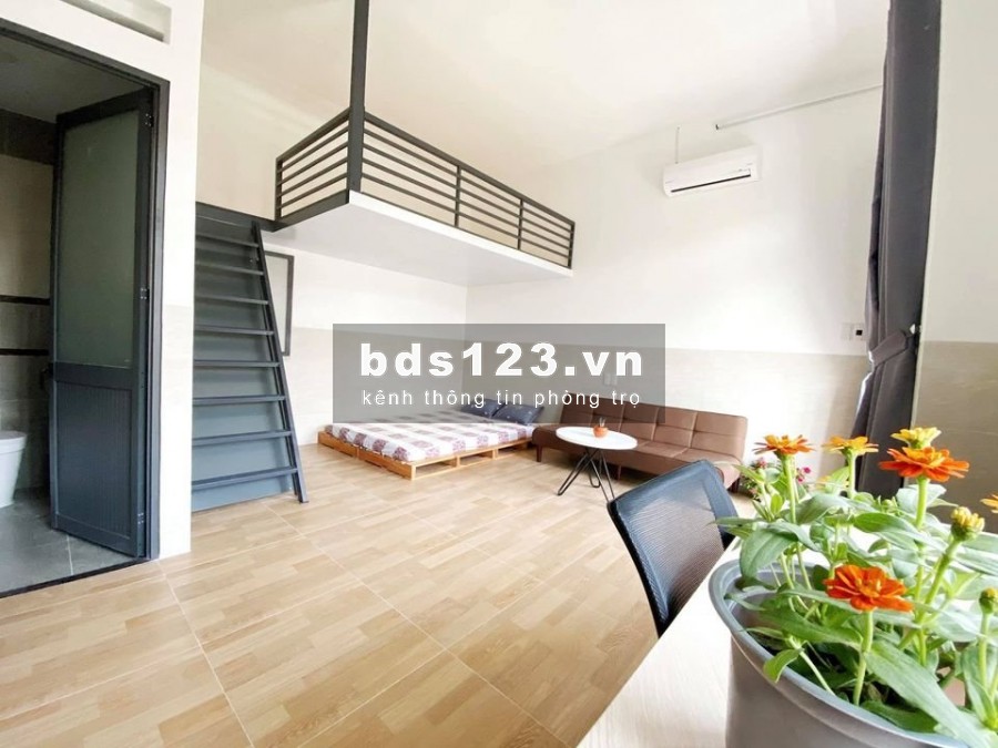 Căn Hộ Cho Thuê 30m2 Có Gác|Giá Rẻ|Đầy Đủ Nội Thất| Giờ Tự Do| An Ninh