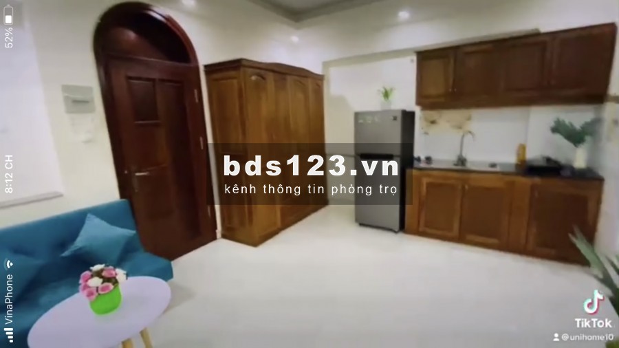 Căn hộ Bình Thạnh Xvnt 30m2 ful đồ, máy giặt riêng.