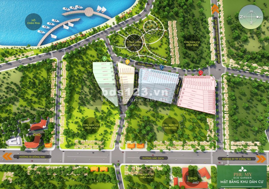 Đất nền có sổ thổ cư Phú Mỹ Eco Garden