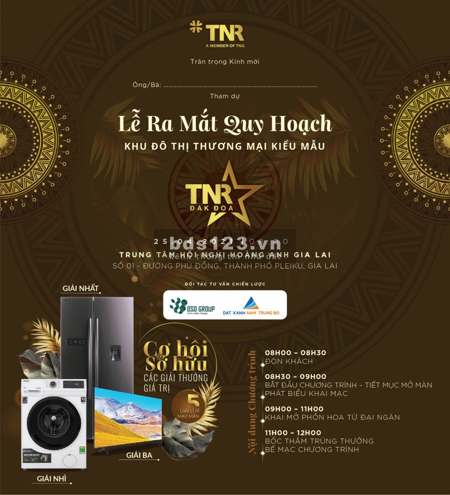 Lễ ra mắt quy hoạch Khu đô thị Thương mại kiểu mẫu TNR Đăk Đoa, Gia Lai
