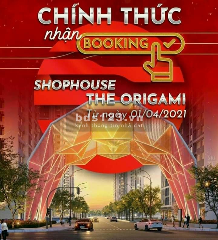 Bán Shophouse vườn Nhật Origami tại Vinhomes Grand Park giá 6.8 tỷ/ shop hỗ trợ 2 năm lãi suất