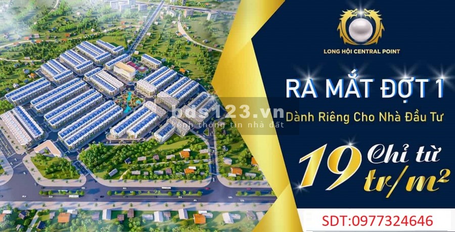 Nhận bookning dự án long hội Central Point Nhơn Trạch Đồng Nai chỉ 19tr/m2
