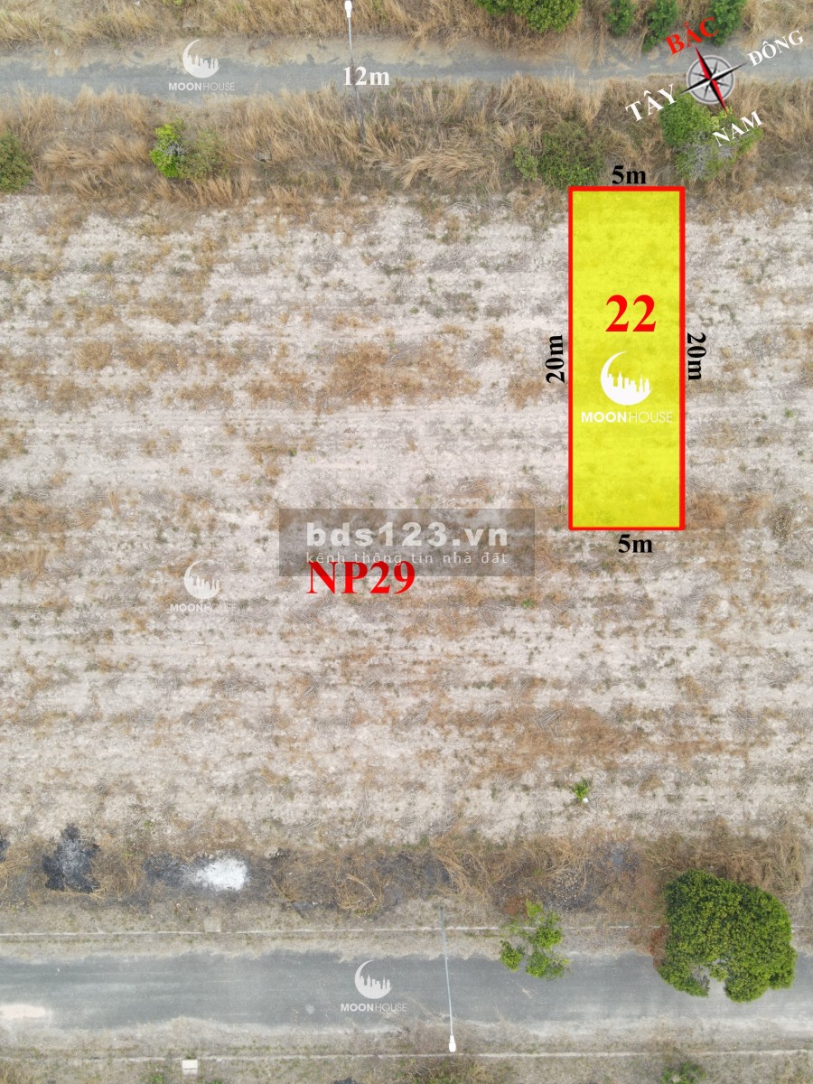 bán 100m2 đất full thổ cư gần khu công nghiệp tiện làm nhà trọ xã Long Thọ Huyện Nhơn