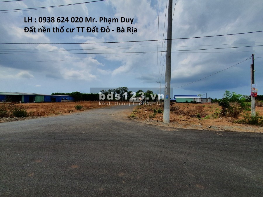 Mở Bán Đất Nền Thổ Cư TT Đất Đỏ Bà Rịa – Vị Trí Sầm Uất, Sổ Riêng, Vay 50%