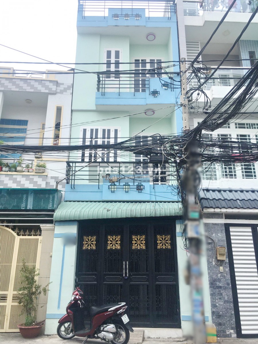 Cho thuê nhà mới 2 lầu hẻm xe hơi 141 Tám Danh Phường 4 Quận 8