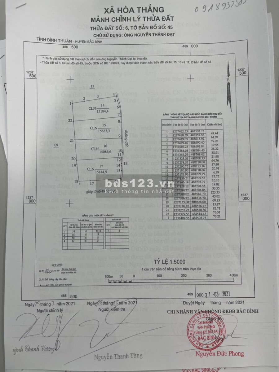 Bán sổ lâu năm ngay kdc hiện hữu, hsd 2063, đang trồng keo tràm giữ đất, mt trước đất 6m