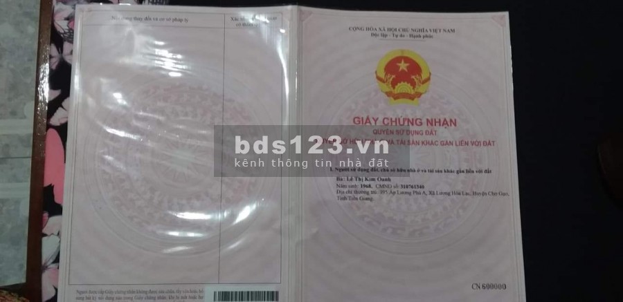 Đất đường D3 diện tích 100m2 Tp Tân An, Long An