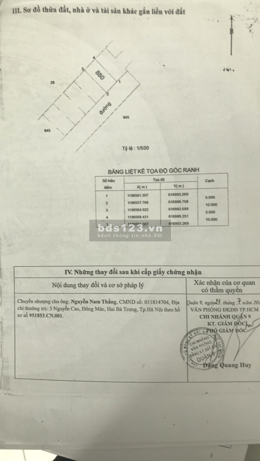 CẦN BÁN NHÀ đường Lò Lu, quận 9