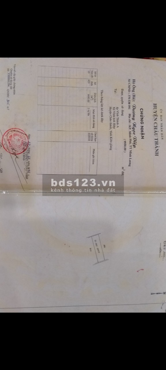Do kẹt tiền cần bán gấp gần 10 công đất ruộng .