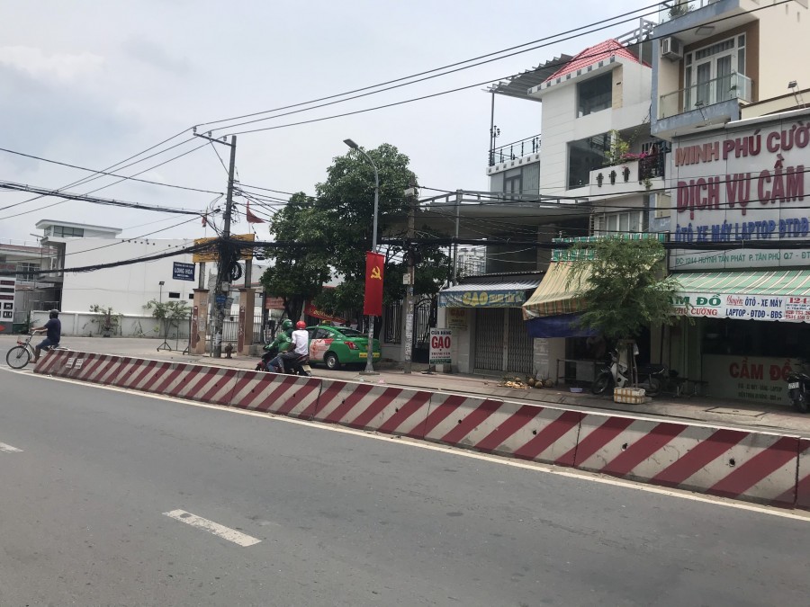 Bán Gấp MT Huỳnh Tấn Phát, Q7. 120m2 giá 14,9 tỷ. Có HĐ Cho thuê 480 triệu/năm.