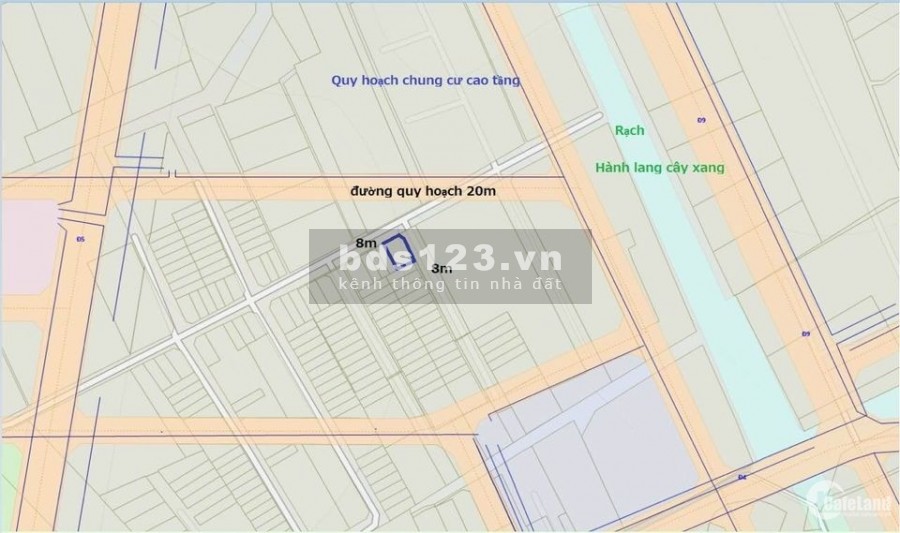 Bán đất 2 mặt tiền vị trí đẹp phường Phú Hữu quận 9