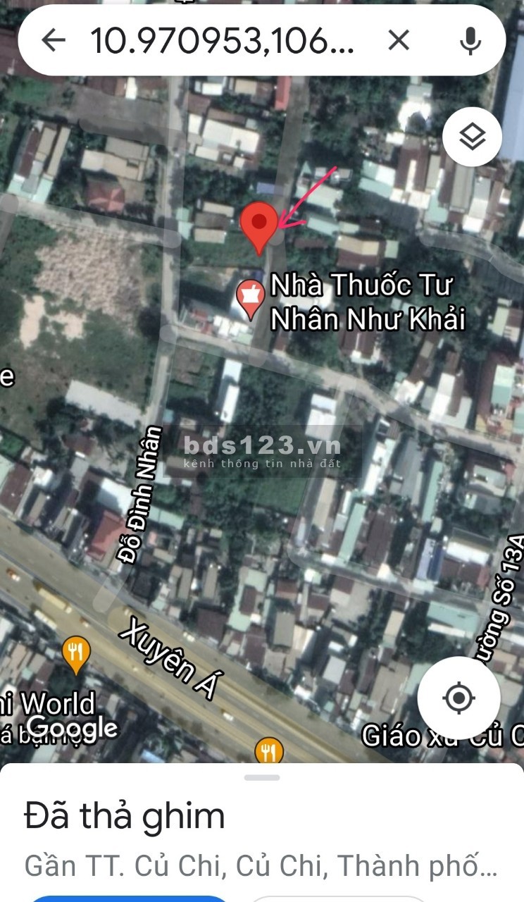 Bán đất Củ Chi giá rẻ, SHR chính chủ