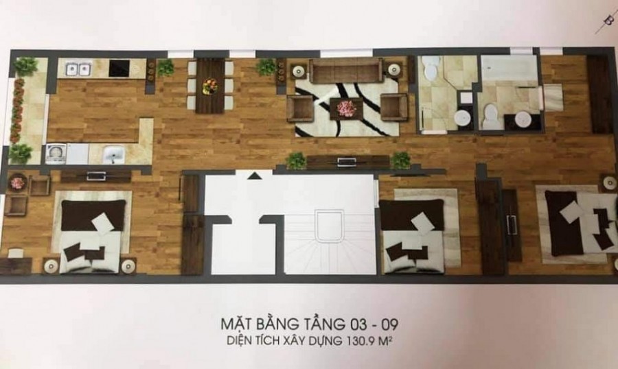 Tôi cần bán gấp nhà 10 tầng phố Giảng Võ DT 108 m, mặt tiền 6.3 m.