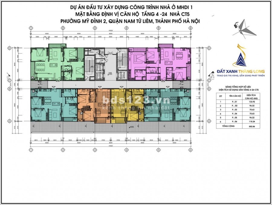 Cho thuê nhanh căn hộ chung cư CT5 CT6 Lê Đức Thọ, căn 2N, 70m2,…
