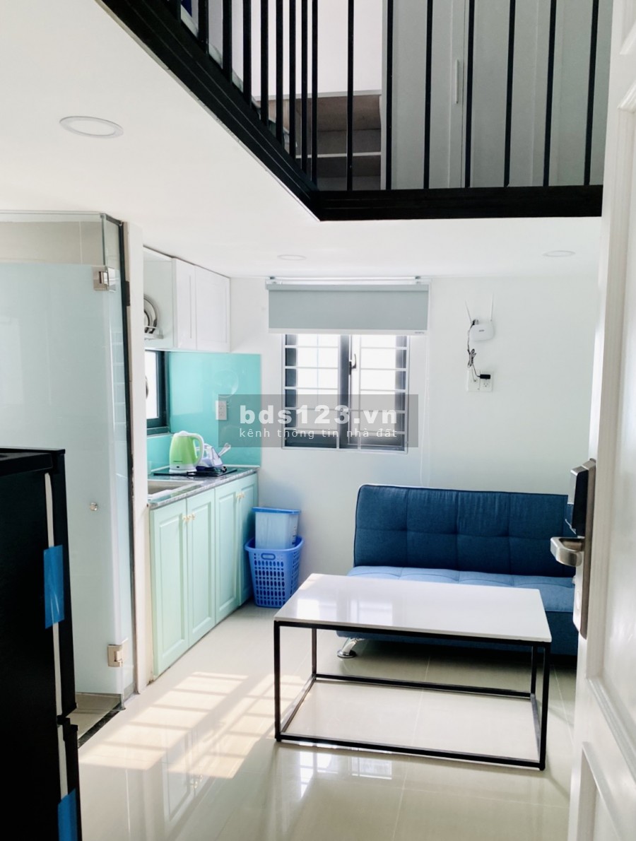 Cho thuê căn hộ đầy đủ tiện nghi Quận 7 Lâm Văn Bền tiện nghi mới xây 100% gác đứng thẳng người cửa sổ thoáng mát