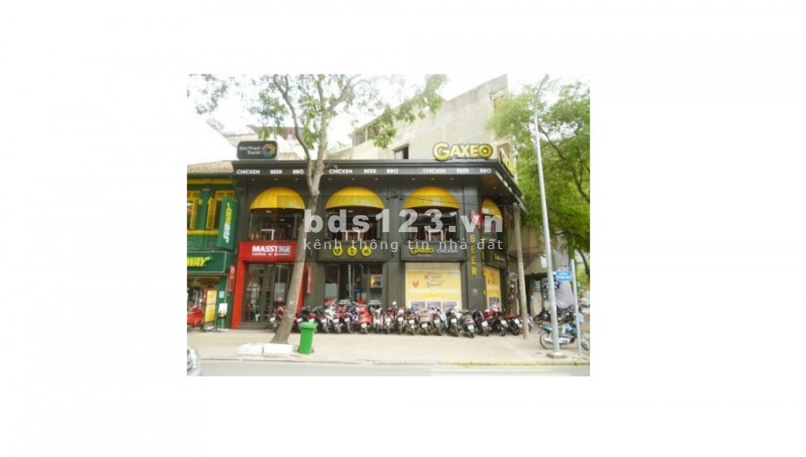 Cho thuê Nhà nguyên căn Góc 2 mặt tiền Đường Hồ Tùng Mậu, P.Bến Nghé, Q1. DT: 12 x 8m