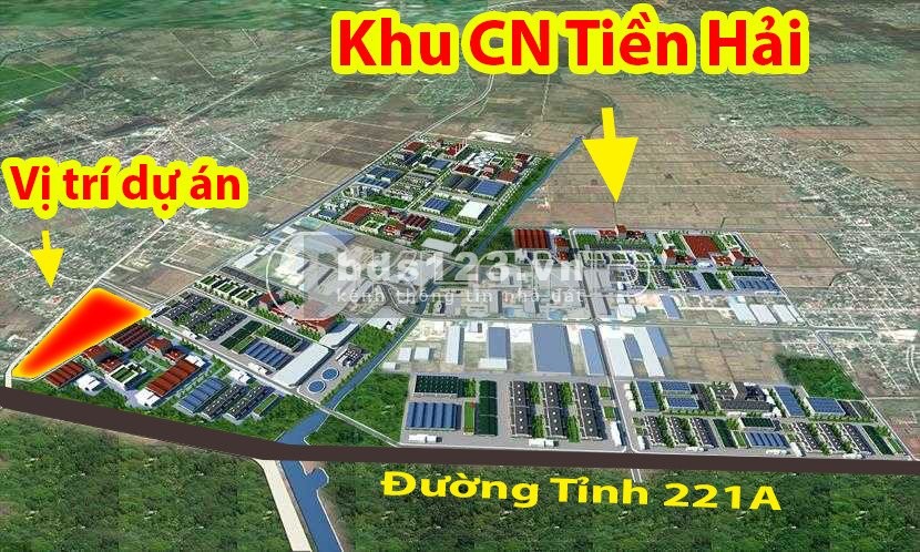 Bán đất nền dự án khu đô thị Trái Diêm 3 hot nhất Thái Bình, vị trí đắc địa, tiện ích đầy đủ