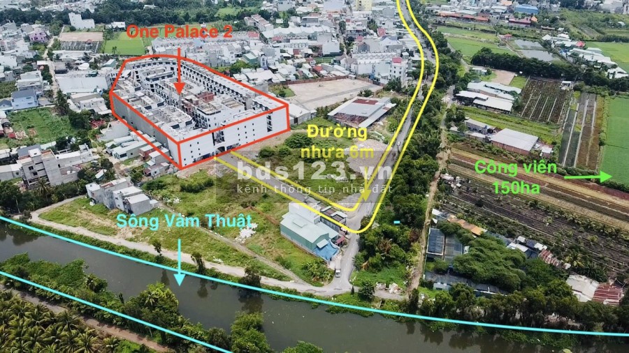 Khu Nhà Phố Thương Mại One Palace 2 liền kề công viên 150ha Quận 12