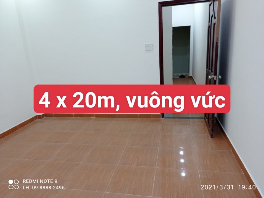 HXH Vườn Lài - 80m2 - 7 tỷ 200 - hướng đông