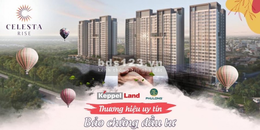 Bán nhanh các căn 1,2,3pn từ cđt Keppel tại dự án Celesta Rise chiết khấu 88tr và 1.5% trên giá bán