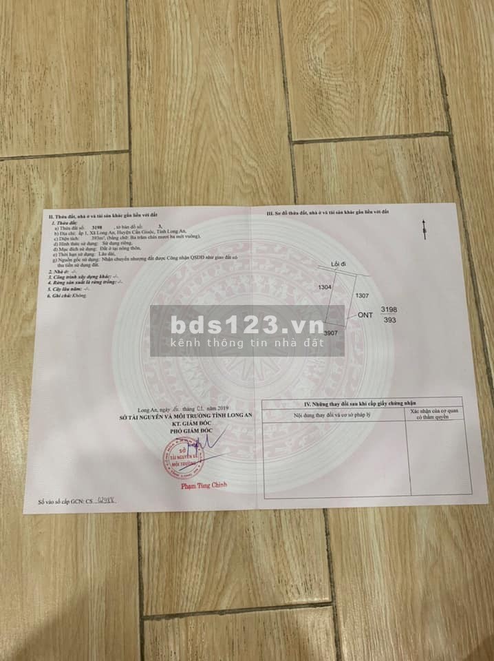 Chỉ 5 triệu 1m2 đất thổ cư hxh tại ấp 1, xã long an, huyện cần giuộc, tỉnh long an