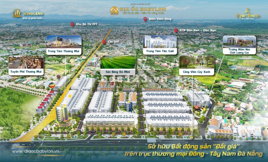 Nhận đặt chỗ Dự án ngay trạm thu phí Điện Bàn- ĐN