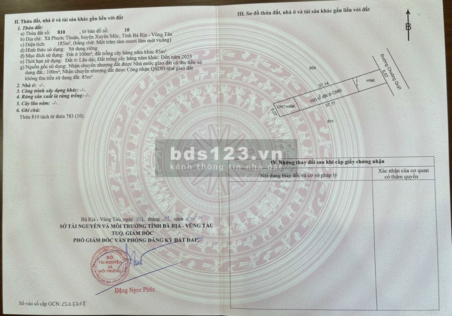 Bán đất đầu tư F0 gần KDL biển Hồ Tràm cách chỉ 8 phút đi ô tô