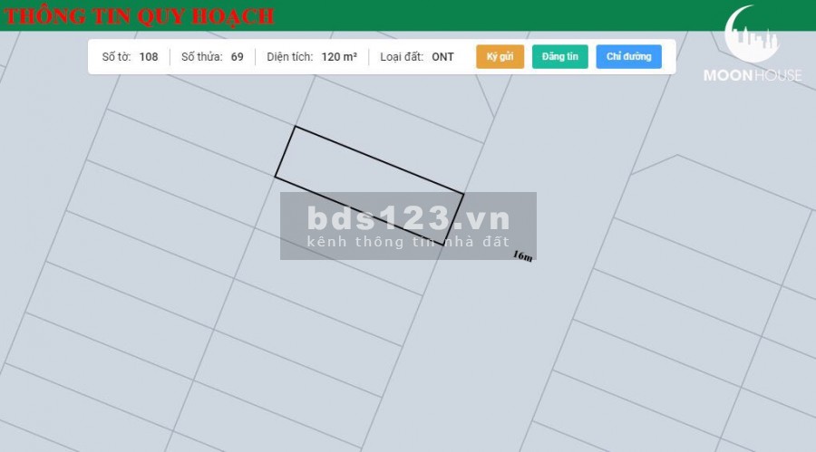 Bán đất nền huyện nhơn trạch dự án HUD 120m2 ngang 6 dài 20 LH: 0907016378